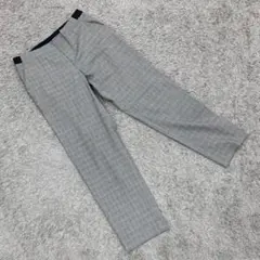 UNIQLO ユニクロ ✨テーパードパンツ✨ グレー チェック M 良品