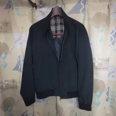 UNIQLO メンズ ハリントンジャケット ブラック スウィングトップ