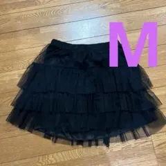 チュチュアンナ　インナー　黒　スカート　M レース　ペチコートのサムネイル