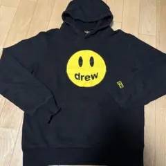 drew house スマイリーフェイス パーカー XL 黒