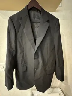 黒 ストライプ ビジネスジャケット Men’s Circle 100AB7