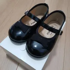 POMPKINS 黒 フォーマルシューズ 14.5cm