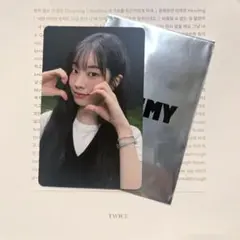 TWICE ダヒョン 一万円特典トレカ ENEMY トレカ台紙おまけ