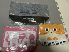スヌーピーフェルトランチバッグ　ポーチ　セット