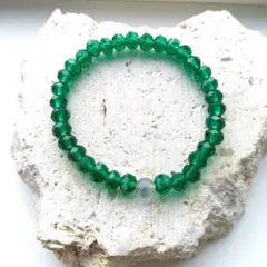 頭をリセット☆フローライト×キラキラ瑪瑙ブレスレット☆パワーストーン