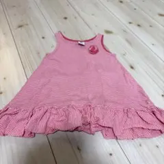あおい様専用✨PETIT BATEAU 赤白ストライプ ワンピース 18m