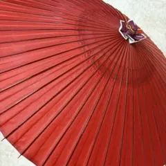 蛇の目傘 番傘 二本組 紅 紫紺 和傘 傘 着物 舞踊 和装 小物 ペア 撮影 