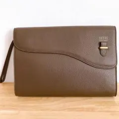 ペッレモルビダ クラッチバッグ セカンドバッグ ブラウン クリスマスプレゼント