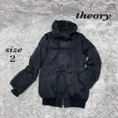 theory セオリー ダウンジャケット ショートコート 七分袖 S - メルカリ