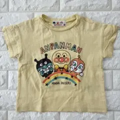 アンパンマン tシャツ半袖95cm イエロー 黄色