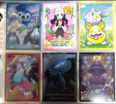 ポケモンカード デッキシールド キャラクタースリーブ 6種類 バラ売り177