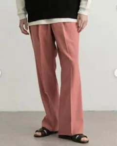 美品ラングラー×アーバンリサーチ/別注タックワイドランチャー　フレアピンク