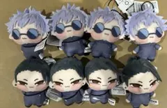 呪術廻戦 ちょぴぬいぷち マスコット ぬいぐるみ 五条悟 夏油傑 2種8体セット