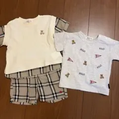 POLO Baby 半袖Tシャツ ハーフパンツセット