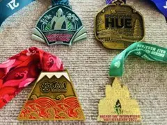 海外マラソン大会メダル/ベトナム・カンボジア