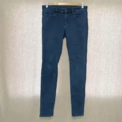 美品✦UNIQLO スキニーデニムジーンズパンツ ウエスト80 ストレッチ素材