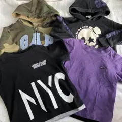 １００サイズ　子供服４枚セット　キッズ　ギャップ　ワールド　ＧＵ　オール１００㎝