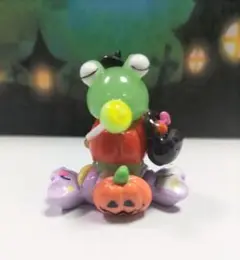 ガラス細工　ミニチュア　カエルキャンディステージ