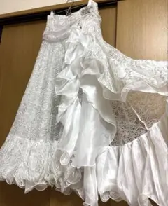 GW sale ‼️タカダンス SM サイズ ホワイト長袖ドレス - メルカリ