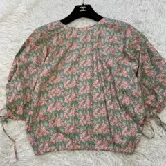 美品】LIBERTY ペッパー 変形 花柄 長袖 ブラウス ピンク 1 - メルカリ