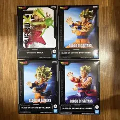 ドラゴンボールZ　ブロリー　孫悟空　孫悟飯　孫悟天　フィギュアセット