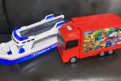 トミカ TOMICA フェリー型ミニカーと運ぶよトラックキラピカバージョンセット