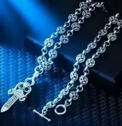 赤字覚悟 シルバー y2k ヴィンテージ ファッション ダガー ネックレス