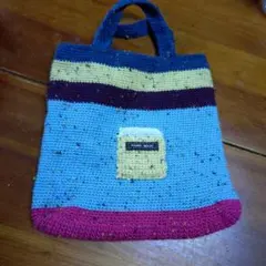 ハンドメイド　ペタンコバッグ