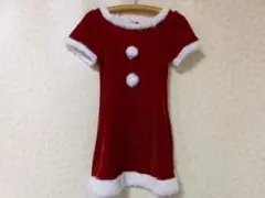 100154 サンタワンピース　赤