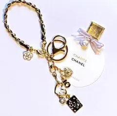 シャネルムエット　 ★香水瓶&ハートバッグチャーム（キーホルダー）26R2のサムネイル