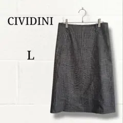 CIVIDINI チヴィディーニ イタリア製 ウール混 タイトスカート Lのサムネイル