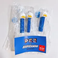 PEZ はぴだんぶい マスコット あひるのペックル　3個セット