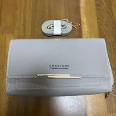 ENDAYCON スマホショルダーバッグ グレーのサムネイル