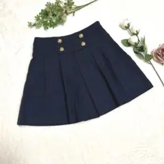 【美品】Rew de Rew S ミニスカート 濃紺 韓国製 韓国風