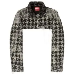 DIESEL 千鳥格子柄 クロップドジャケットのサムネイル