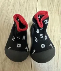 Baby feet 数字プリント ベビーシューズ