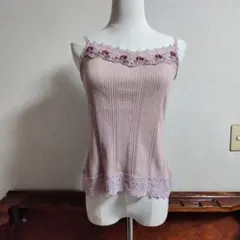 ANNA LUNA　刺繍　薔薇　姫ギャル　キャミソールのサムネイル