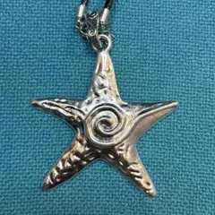 スターフィッシュ ネックレス チョーカー シルバー 海星　ネイティブ調