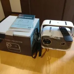 新品 Jimveo プロジェクター J01Pro シルバーグレー スタンド付き