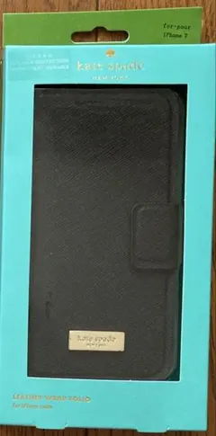 kate spade NEW YORK iPhone 7 ケース　ブラック　無地