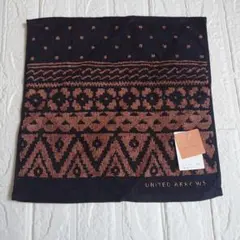 UNITED ARROWS ユナイテッドアローズハンドタオル 黒×茶のサムネイル