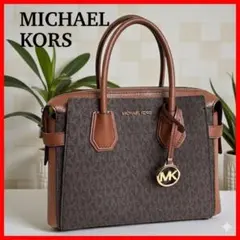 未使用級 マイケルコース ハンドバッグ ショルダー 2way レザー PVC