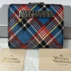 新品同様‼️ ヴィヴィアンウエストウッド 財布 折り財布 チェック柄