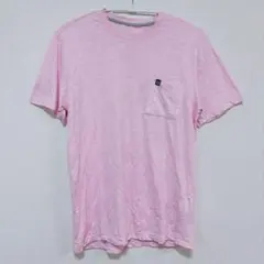 【US規格L相当】CHAPS チャップス ピンクTシャツ スラブ調 ユニセックスのサムネイル