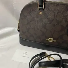 COACH コーチ シグネチャー ドーム型 2wayショルダーバッグ ハンド