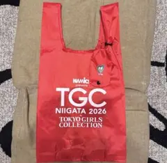 TGC新潟　限定エコバッグ　赤