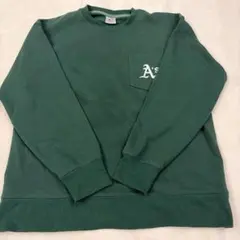 Oakland Athletics スウェット トレーナー グリーン Lのサムネイル