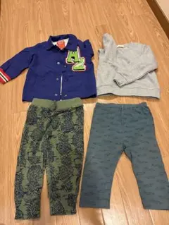 80〜100cm男の子服 まとめ売り 4点 保育園着