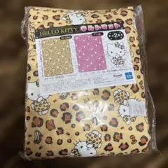 と*ん様 ハローキティ ヒョウ柄キルトマット 70x100cm