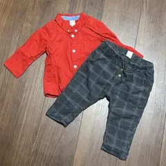 H&M長袖シャツ パンツ 2点セット